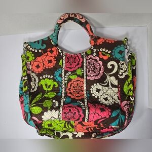 Vera Bradley Colorful Floral Quilted Tote